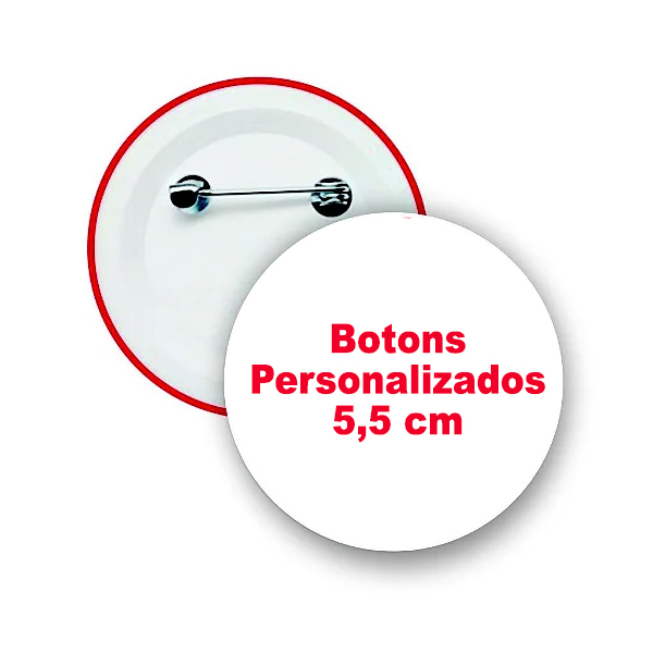 Botons Personalizados 5,5 cm