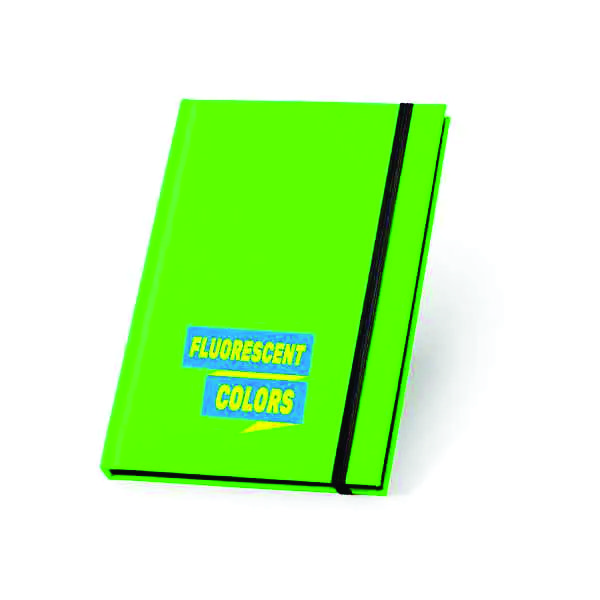 Caderno Capa Dura Fluorescente Personalizado