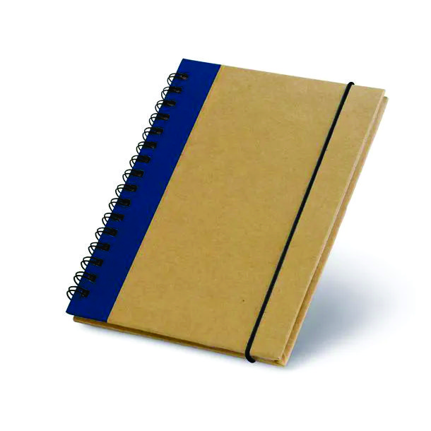Caderno Capa Dura com Folhas não Pautadas de Papel Reciclado