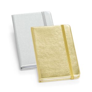 Caderno capa dura sintético brilhante Personalizado 1