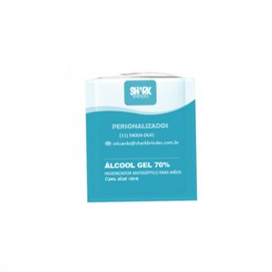 Álcool Gel em Sachê Personalizado