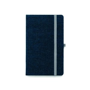 Caderno Capa Dura Jeans com Suporte para Esferográfica