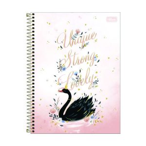 Caderno Capa Dura com Cristais e Relevo Personalizado