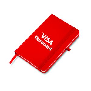 Moleskine capa dura personalizável com porta esferográfica