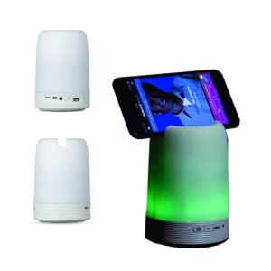 Caixa de Som Multimídia com Porta Caneta e Luminária