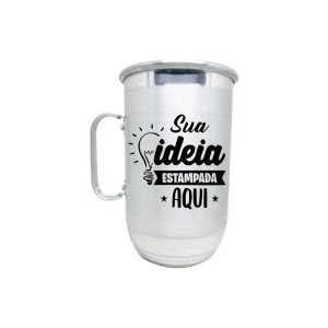 Caneca de Alumínio 850ml Personalizada
