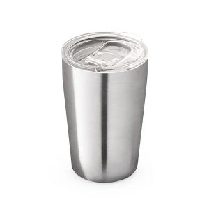 Copo Aço inox com corpo duplo para viagem