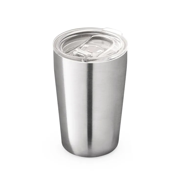 Copo Aço inox com corpo duplo para viagem