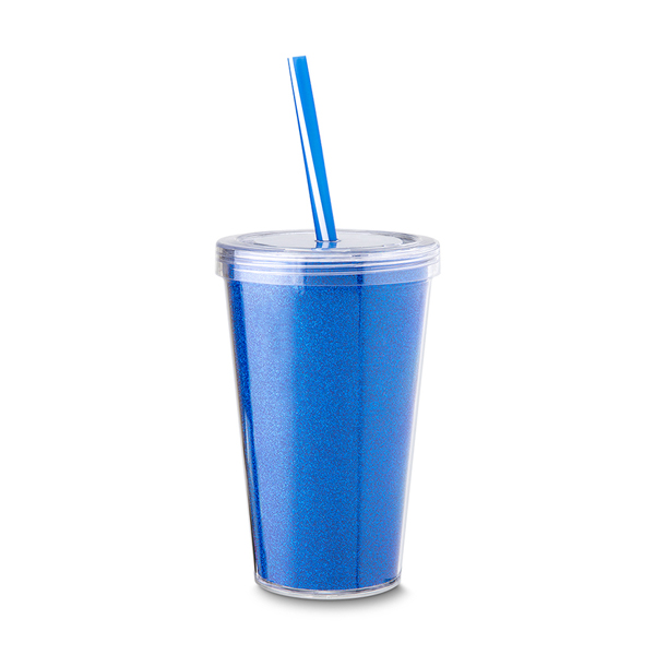 Copo Plástico Parede Dupla 550ml Personalizado