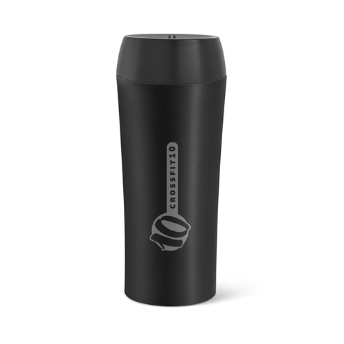 Copo com sistema anti derrame Aço inox para viagem
