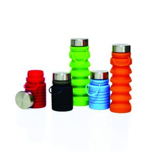 Garrafa em Silicone Retrátil BPA FREE