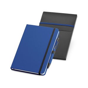 Kit de caderno e esferográfica Personalizado