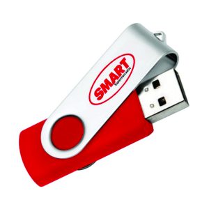 Pen Drive 4gb Giratório Personalizado