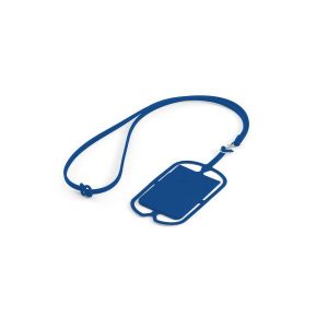 Porta cartões com cordão e suporte para celular