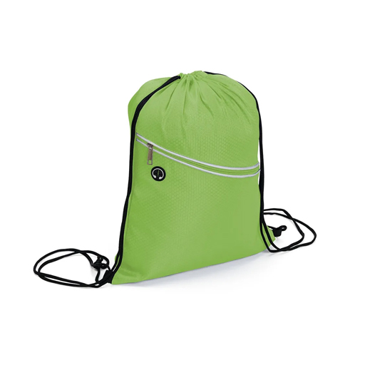 Sacola TNT tipo mochila com saída para fone de ouvido