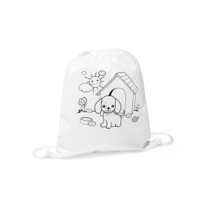 Sacola tipo Mochila para Colorir