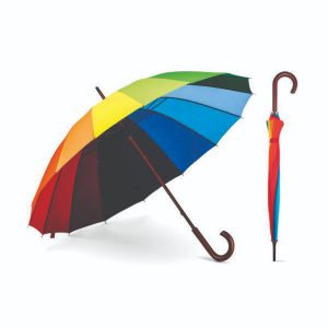 Guarda-Chuva Arco-Íris em 190T Pongee 1