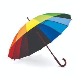 Guarda-Chuva Arco-Íris em 190T Pongee