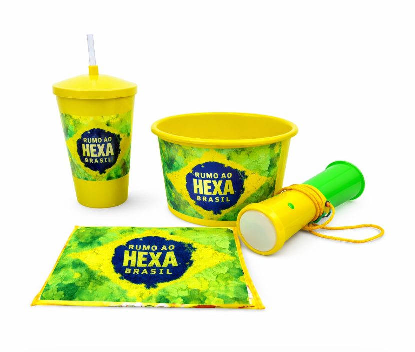 Kit Torcedor Brasil Personalizado